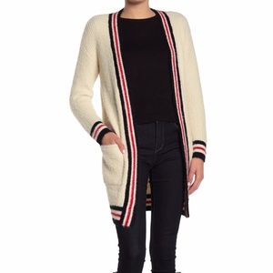Keniston Collegiate Stripe Long Cardigan